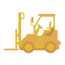 Catalogue équipement industriel - manutention, picto jaune chariot élévateur